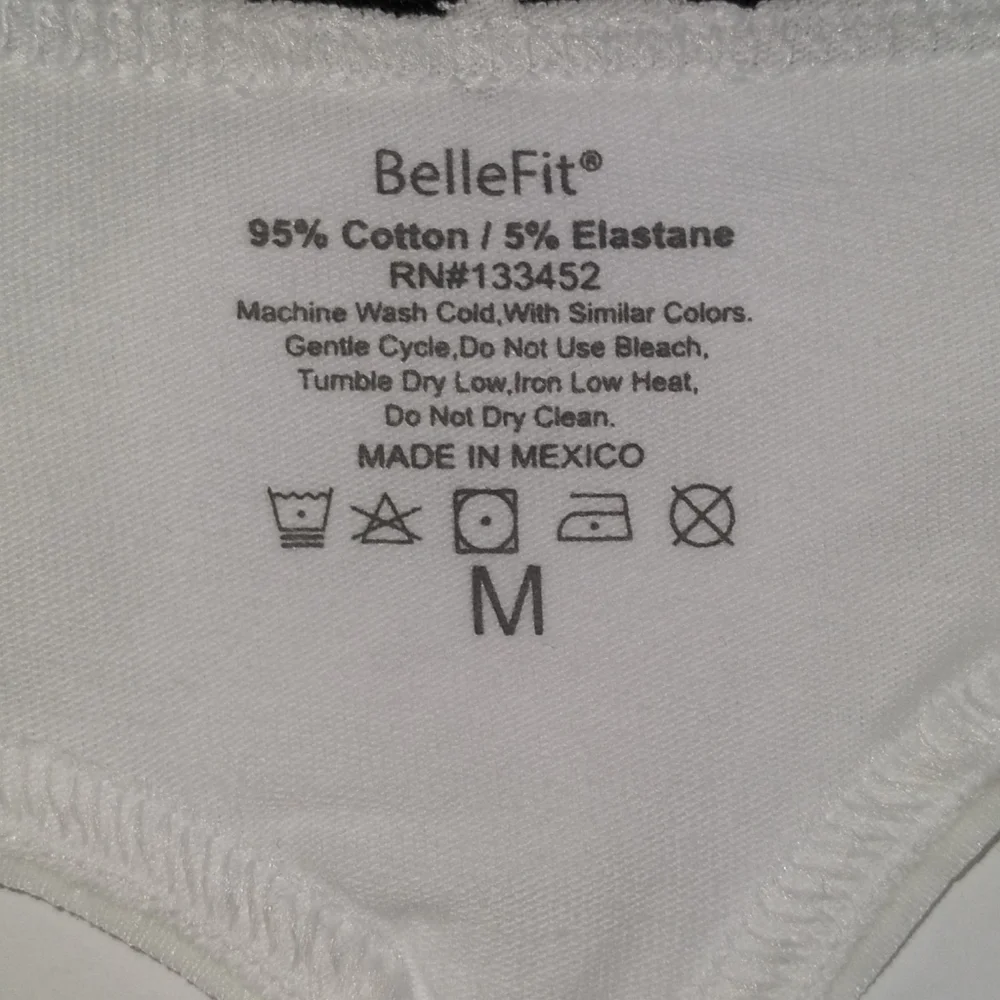 NWT Bellefit white thong - Picture 3 of 4